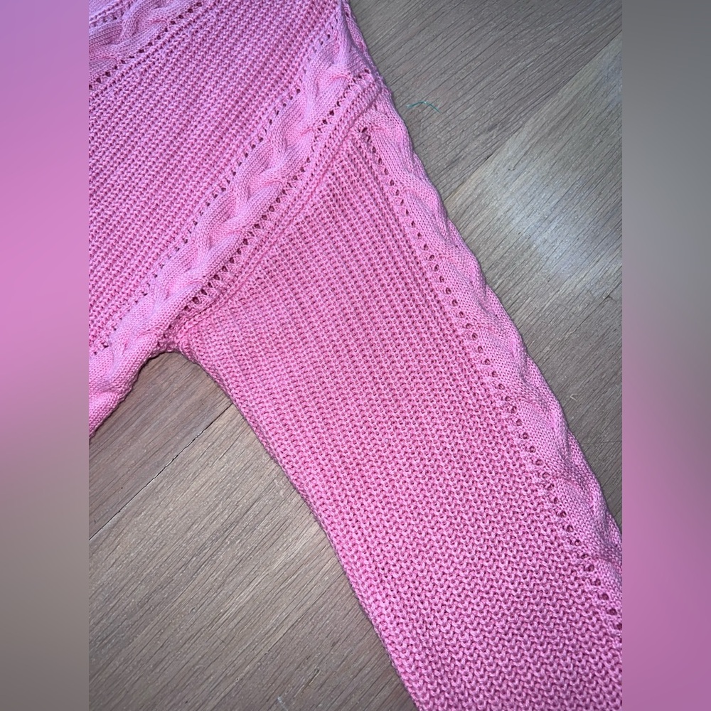 EUC Talbots XL Pink Cardigan - Picture 7 of 9